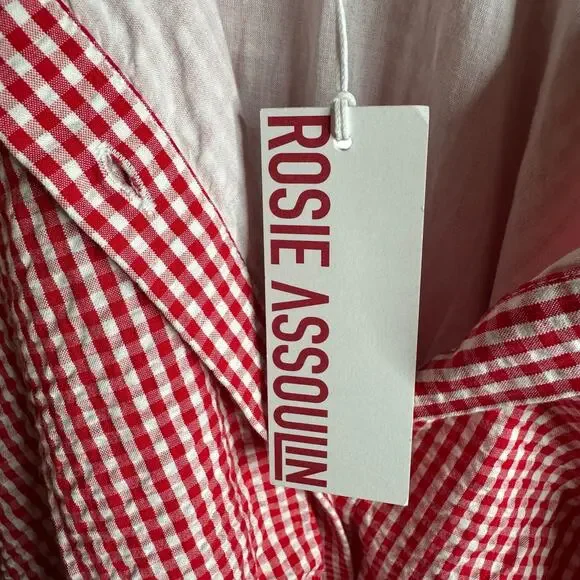 ROSIE ASSOULIN Boogie Woogie Bugle Boy Dress in Seersucker Gingham Women's 2 NWT - Picture 5 of 13